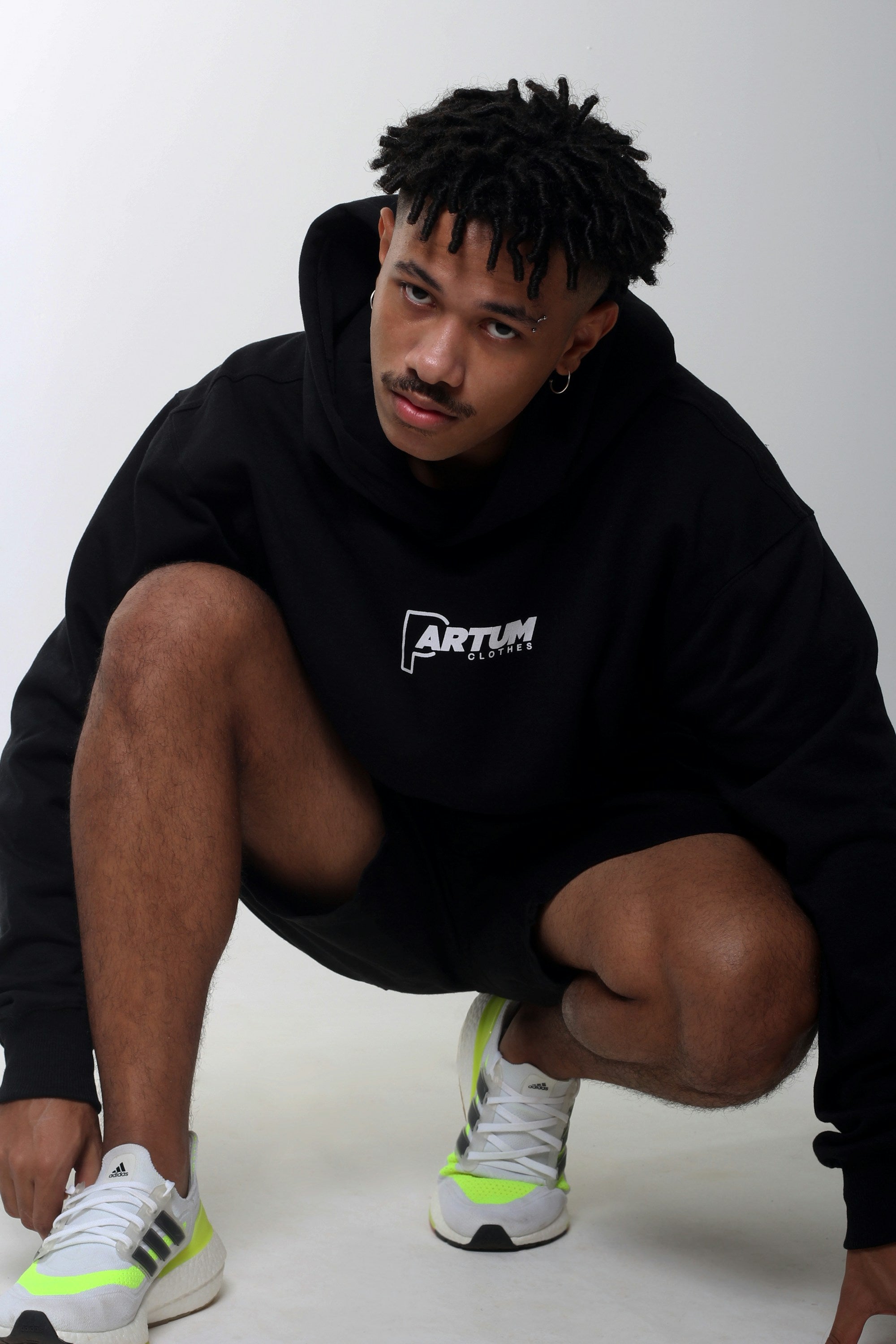 Oversized Pull-Over Hoodie — Charcoal