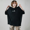 Oversized Long-Sleeve Tee — Charcoal